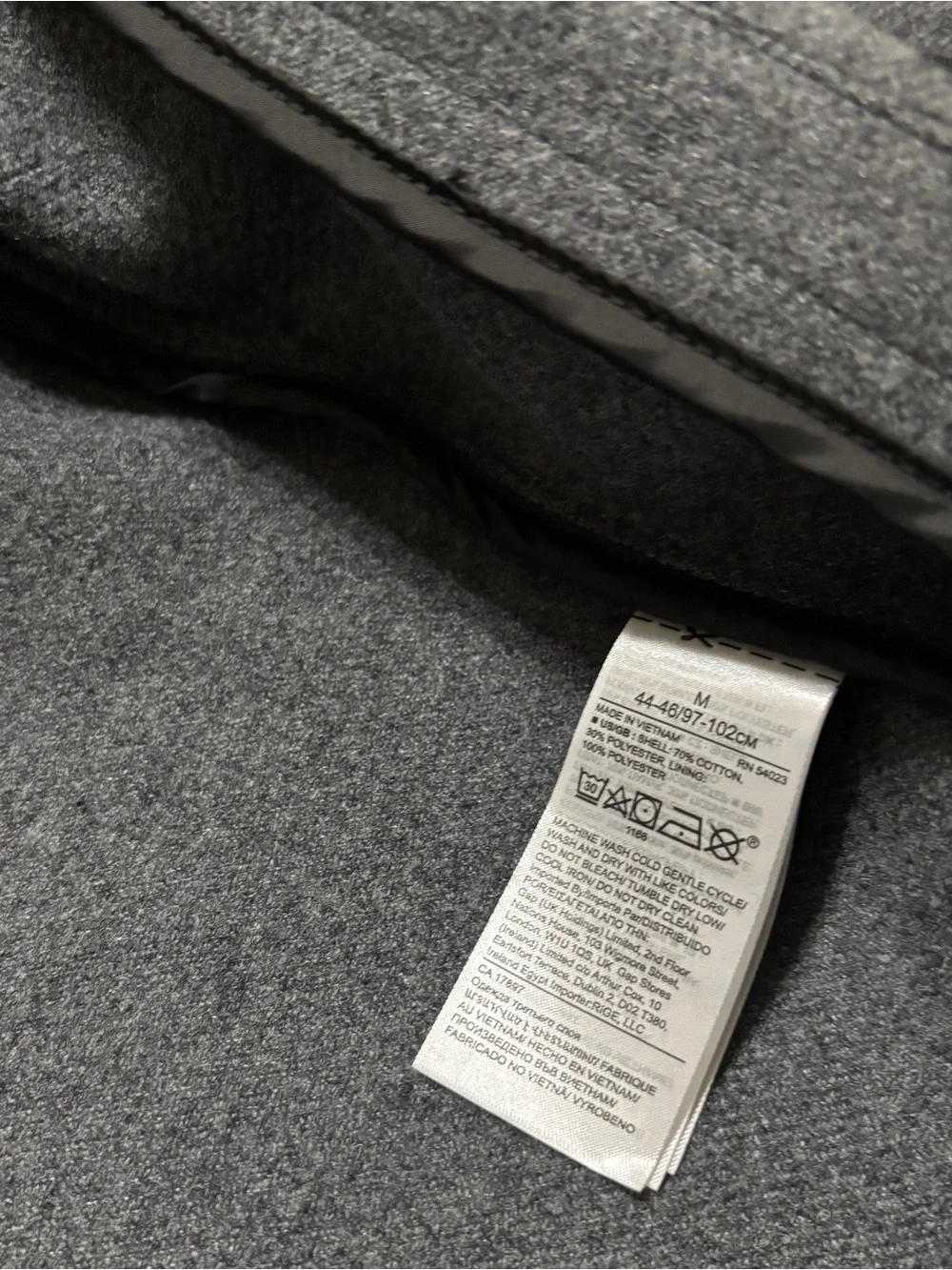 Banana Republic Men’s Size M Black Zip-Front Bomber Jacket